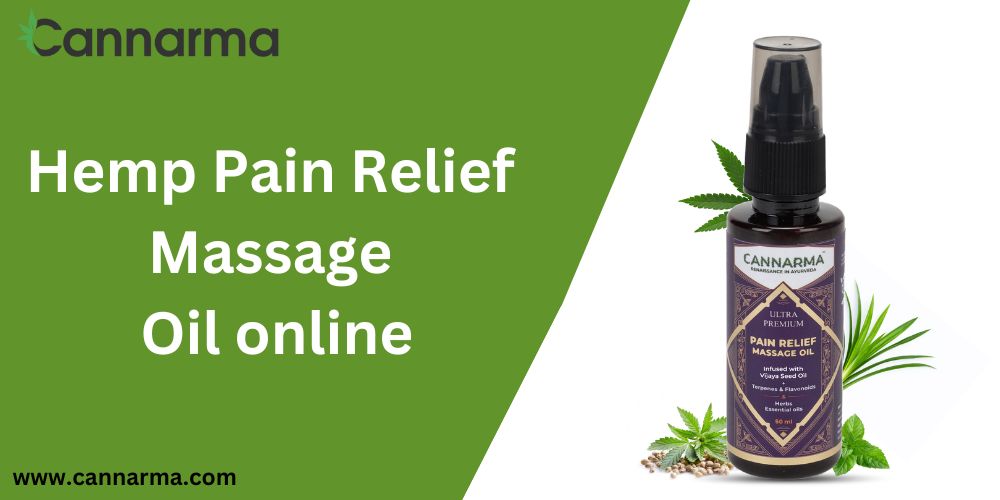 Hemp Pain Relief Massage Oil online